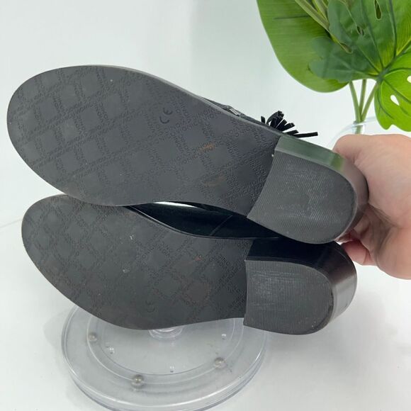 Vionic Women's Serena Boot Size 6.5 Bootie Black Suede Almond Toe Zip Comfy Shoe - Picture 11 of 13